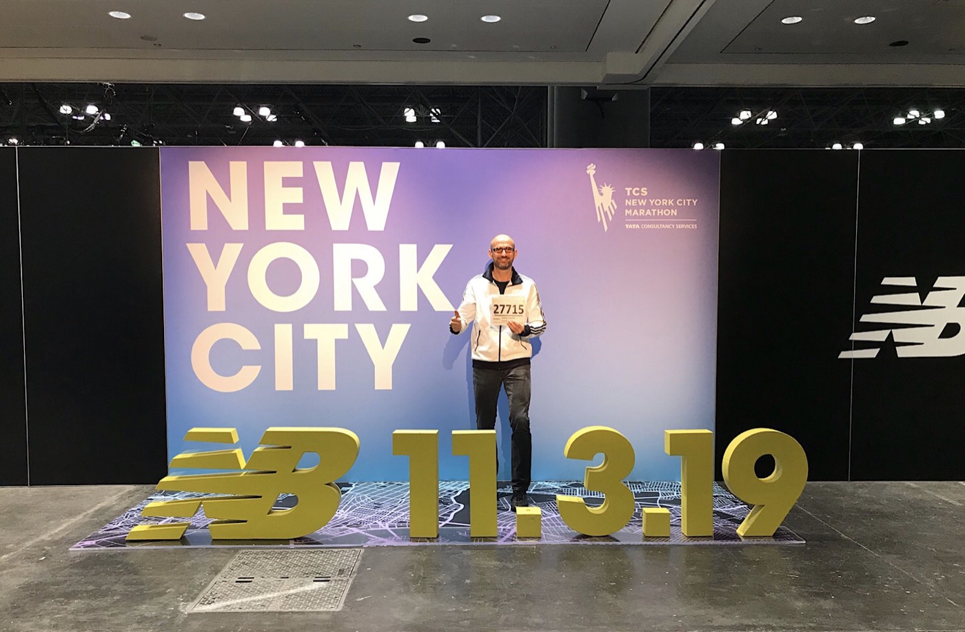 Marathon-Expo vor dem New York City Marathon